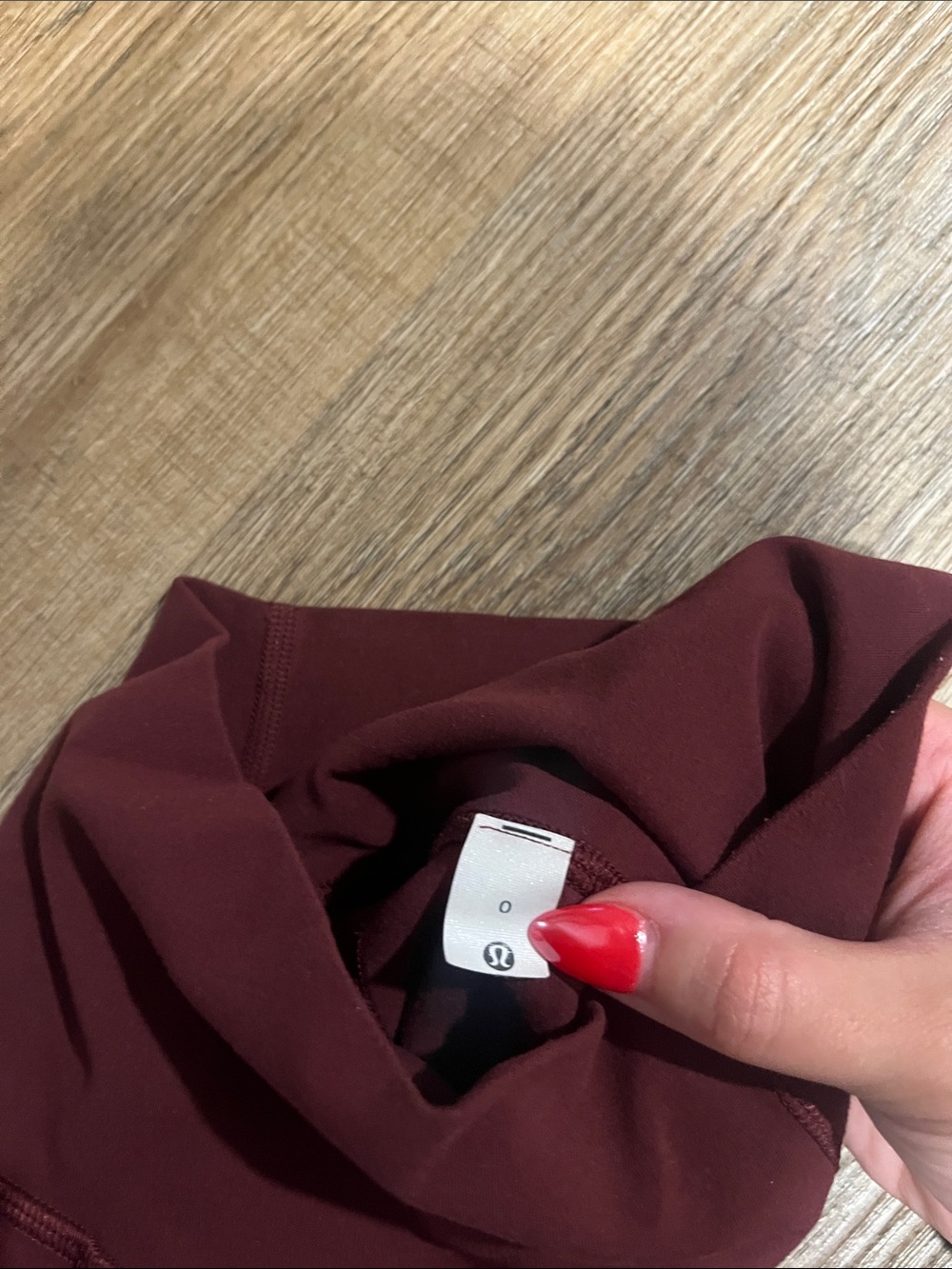 lululemon athletica Wine-Red Leggings - Picture 2 of 3